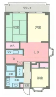 シティサイドテラス【3階】の間取り