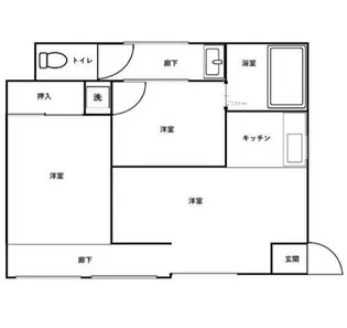 佐野町アパート【A号室】の間取り