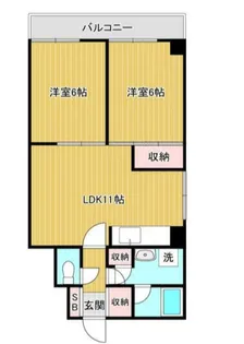 ストーク大通り公園第1【3階】の間取り