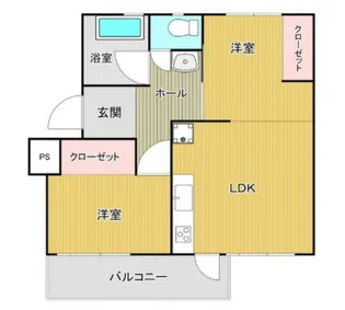 三枝木台団地9号棟【938号室】の間取り