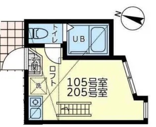 ユナイト安針ポルトスの杜【1階】の間取り