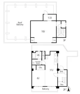 石橋ビル【3階】の間取り