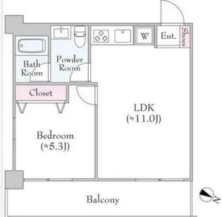 朝日ヶ丘ニュースカイマンション【402号室】の間取り