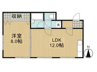 タートルベイ【3階】の間取り