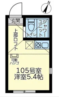 ユナイト富岡マリンジェッター【1階】の間取り