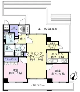 パル保土ヶ谷A棟【503号室】の間取り