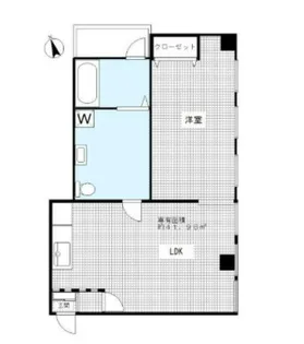 KUBOTERA BLD【6階】の間取り