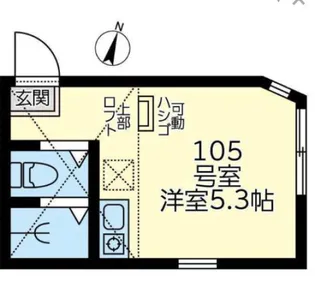 ユナイト白楽レオノールの杜【1階】の間取り