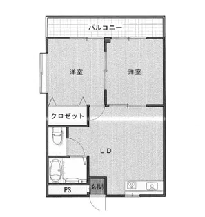 イーグルフラット【103号室】の間取り