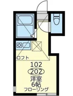 ユナイト新子安ウィルヘルム・ロード【2階】の間取り