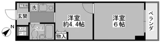 ガーデンプラザ横浜南【212号室】の間取り