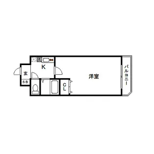エスリード三宮【4階】の間取り