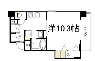 エスティ・ロアール神戸西【6階】の間取り
