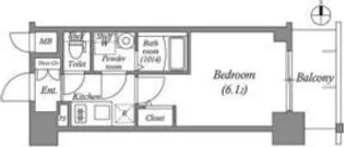 エスリード神戸ラ・コスタ【8階】の間取り