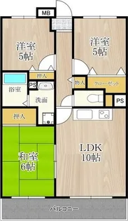 ストークコート【4階】の間取り