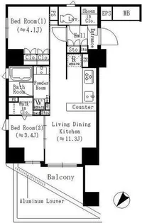 スターヒルズ関内【11階】の間取り