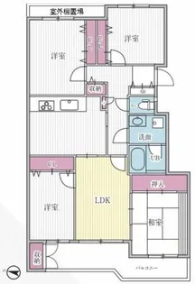 T’s garden横浜反町【5階】の間取り