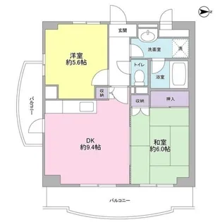 アビタシオン祇園【5階】の間取り