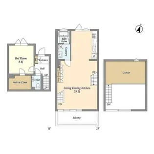 Hygge【2階】の間取り