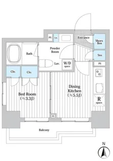 クレスト小杉スクエア【6階】の間取り