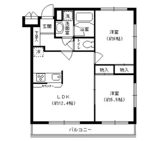 ルミエール妙蓮寺Ⅱ【3階】の間取り
