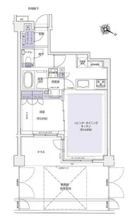 KDXレジデンス横濱紅葉坂【1階】の間取り