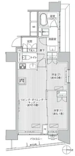 ヒューリックレジデンス新御茶ノ水【12階】の間取り