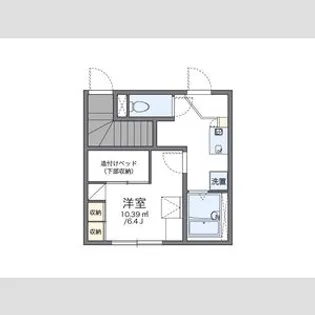 愛知県名古屋市昭和区駒方町2丁目【アパート】の間取り