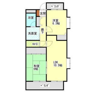 愛知県名古屋市緑区兵庫1丁目【マンション】の間取り