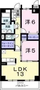 愛知県名古屋市緑区桶狭間上の山【マンション】の間取り