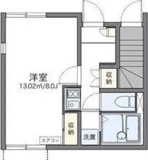 レオネクスト川原【101号室】の間取り