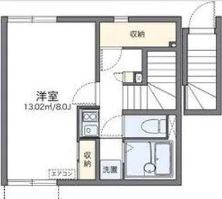 レオネクスト川原【203号室】の間取り