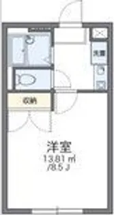 レオパレスStarFieldⅡ【103号室】の間取り