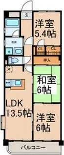 ボンメゾン青山【3階】の間取り