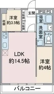 サンシャイン村瀬【1階】の間取り