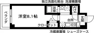 カレッジヒルズ竹ノ山【3階】の間取り