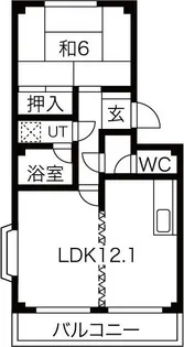 プラーティノ【1階】の間取り