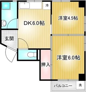 石坂ハイツ【301号室】の間取り
