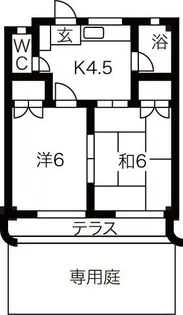 サンハイツ【103号室】の間取り