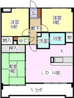 グランドメゾン神ノ倉【2階】の間取り