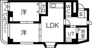 フォンテ名昭【3階】の間取り