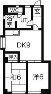 ジョイ神宮【201号室】の間取り