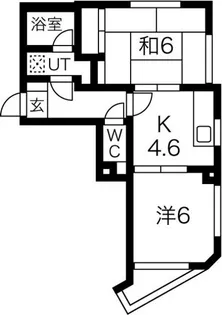 ラウムズ虹ヶ丘【2階】の間取り