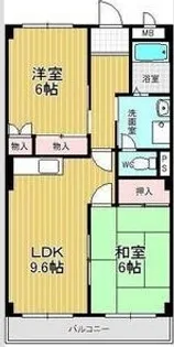 サンパレス緑ケ丘A【2階】の間取り