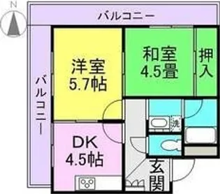ネオハイツ大須【6階】の間取り
