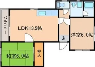 シノダビル【403号室】の間取り