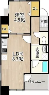 CITY SPIRE 名古屋大須【9階】の間取り