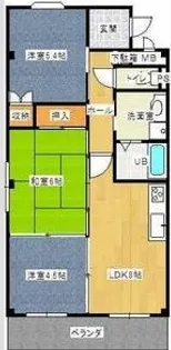 プラティーク ヴィラ【1階】の間取り