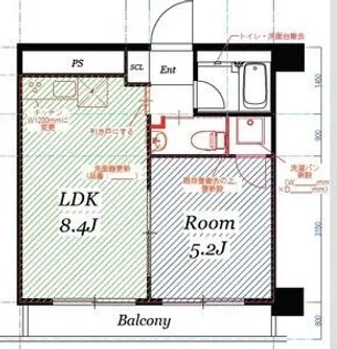 カーサノア八事【5階】の間取り