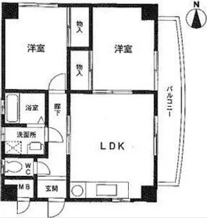 ルミエール塩釜【3階】の間取り